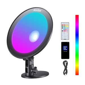 Godox CL10 RGB LED ışık renkli Webcasting ortam ışığı 10W 39 APP uzaktan kumanda ile aydınlatma efektleri - Product Image 1