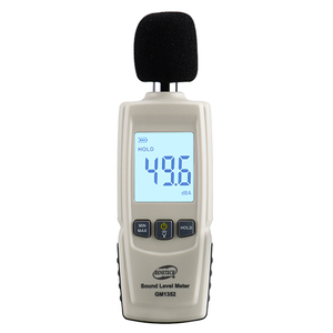 Medidor de nivel de sonido Digital, Detector de decibelios dB con retroiluminación LCD, 30-130dB, monitoreo de volumen de Audio y ruido - Product Image 1