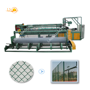 Fully <strong>Automatic</strong> Diamond <strong>Wire</strong> Mesh <strong>Net</strong> Chain Link Fence <strong>Net</strong> Making <strong>Machine</strong> - Product Image 2