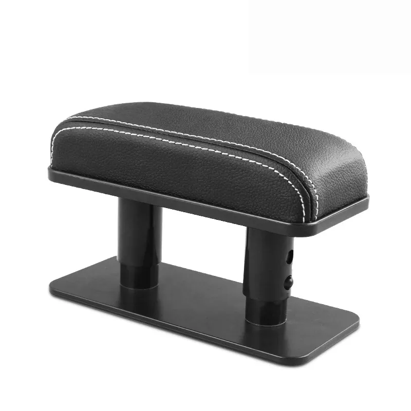 Ajustable de alta calidad asiento de coche lado Reposabrazos de cuero de la Pu Anti almohadilla antideslizante coche Universal lado puerta brazo resto