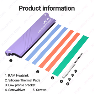 Oem ram heatsk עם רפידות תרמיות ddr2ddr4 ddr5 מצבר זיכרון קר יותר הזמנות