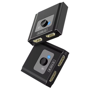Aluminum Bidirectional <strong>HDMI</strong> Switcher <strong>2</strong> in <strong>1</strong> Out for 3D HDCP2.<strong>2</strong> HDR Compatible with Xbox