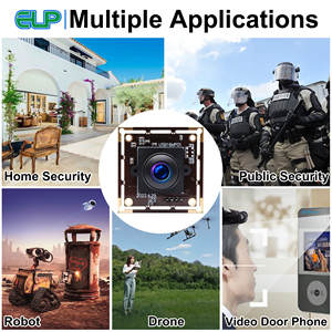 ELP 16MP Fisheye Objektiv USB-Kamera modul IMX298 Weitwinkel Industrial 4K Mini Video Webcam Board für Raspberry Pi und Computer