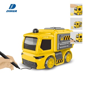 Draw Line Pen Follower Roboter Auto Batterie betriebene Bautechnik LKW-Roboter nach Linien technologie Pädagogisch - Product Image 2