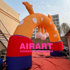 Xiếc đảo ngược chú hề Inflatable đôi mắt lớn Cổng Tò Vò cửa với LED chiếu sáng - Product Image 4