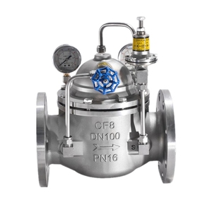 Горячая продажа 200X клапан регулирования давления фланец пилотный редукционный клапан из нержавеющей стали гидравлический редукционный клапан - Product Image 5