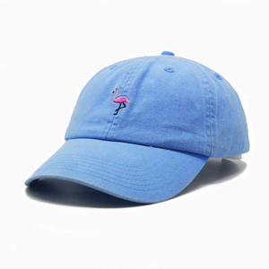 Pamuk Softt yapılandırılmamış nakış özel baba spor şapka 6 Panel beyzbol şapkası - Product Image 4