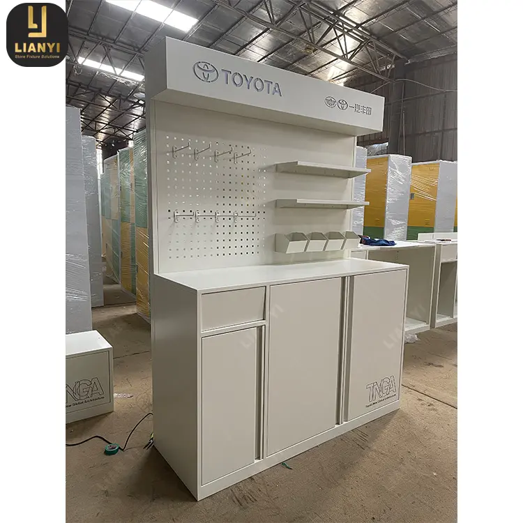 Car Workshop Tool Storage Work Steel Cabinet Display with Customized Logo