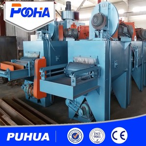 Gute Qualität Drahtgitter band förderer Abrator Kugel strahl-/Blaster maschine mit automatischer Produktions linie zum Be-und Entladen - Product Image 5