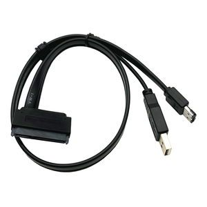 50cm 22-pin SATA3.0 6G <strong>to</strong> <strong>ESATA</strong> Data and <strong>USB</strong> Power Adapter Cable for 2.5&quot; SATA Hard Disk Drive and SSD - Product Image 6