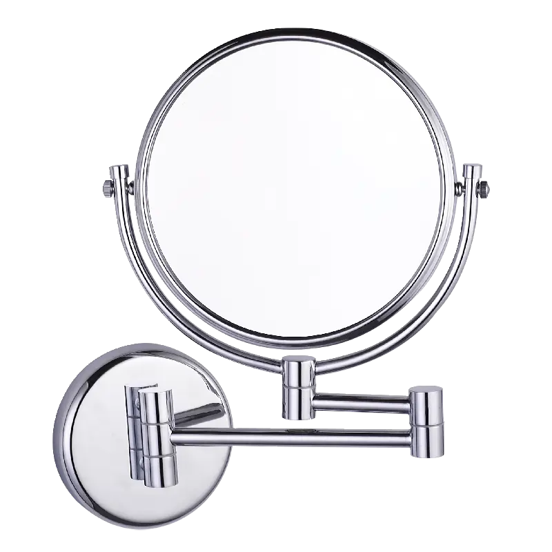 Espelho de maquiagem para banheiro weshcan, espelho ampliador de led de alta qualidade para parede com luzes