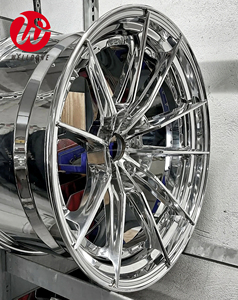 Cerchi Forgiati Welldone Cromati Deep Concave 5x112 5x114.3 per Mercedes Benz C400 W205 C43 E220 AMG C180 S560 W212 GLE 350 53 AMG - Product Image 3