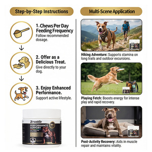 Groothandel Honden Spieropbouw Zachte Kauwtabletten met Hoog Proteïne- en Aminozuurgehalte - Premium Spieropbouwer voor Alle Rassen - Product Image 4