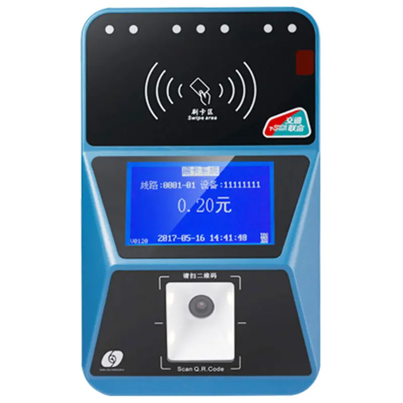 Linux bus validator Ticket Cashless Bus Payment System/NFC contactless payment terminal or system/android bus validator HBV01