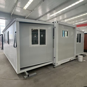 غرفة منازل 2 الجناح مصغرة قابلة للتخصيص الصلب ثنائية الجناح الفاخرة 20 قدم 30 قدم قابلة للتكديس 20 × 20 منزل قابل للتوسيع - Product Image 3