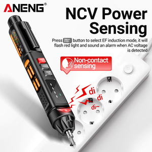 ANENG A3009 6000 Counts Digitale Sensor Pen <span class=keywords><strong>Tester</strong></span> Intelligente Spraakgeleide Multimeter met Contactloze Spanningszoemer - Product Image 3