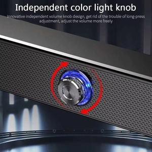 Tragbarer HiFi-Kabel verstärker Boomboxes RGB-LED-Multimedia-Lautsprecher für den Heimgebrauch Laptop Handy Desktop-Computer BT-Lautsprecher - Product Image 6