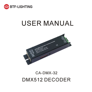 Superventas ánodo común Dmx 512 Rgbw decodificador Rgb Led controlador control remoto DMX512 - Product Image 3