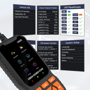 2023最新畅销书车载诊断工具V520便携式汽车读码器