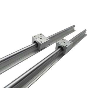 Carril de guía lineal SBR redondo de acero cromado CNC con bloque lineal SBR12UU SBR16IU SBR20UU - Product Image 3