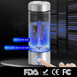 Yenvqee 420ml Alkaline Hydrogen chai nước với Ionizer lọc bình Loại-C sạc bao gồm Hydrogen Máy phát điện nước nhà sản xuất - Product Image 2