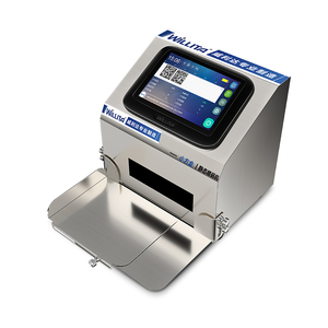 J1 Intelligenter statischer Tinten strahl drucker Automatische Codier maschine Produktions datum Chargen nummer Desktop QR-Code Barcode-Etiketten drucker - Product Image 1