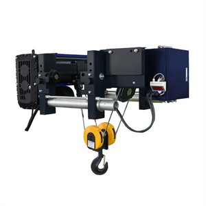 ホイストクレーン用400kw大型DCモーター電気ホイスト用Iビームトロリーペンダントコントロールとトロリー付き1トンエアチェーンホイスト