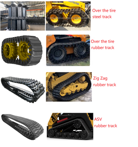 Новый 300x52,5 Вт 300x53 300x55 300x71 300x109 резиновая гусеница для мини-экскаватора детали ходовой части - Product Image 2