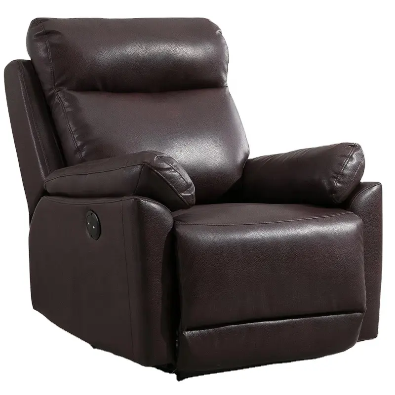 Düşük fiyat ev mobilya genel kullanım ve sentetik deri ev sineması recliner sallanan sandalye