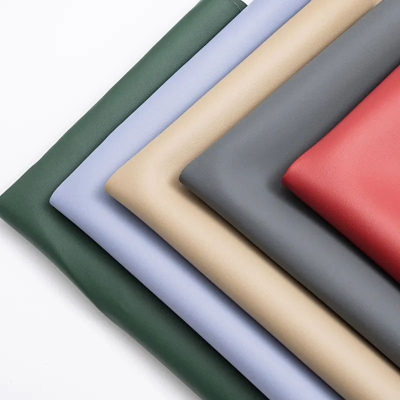 Kulit pvc buatan suede mikrofiber terlaris untuk sofa jok mobil bahan kulit sintetis serat mikro