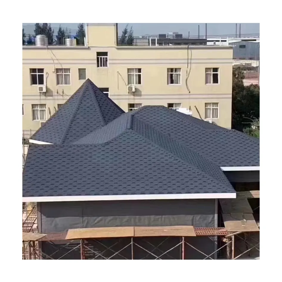 Factory direct supply cheap price shingle machinery blue asphalt roofing shingles manufacturers