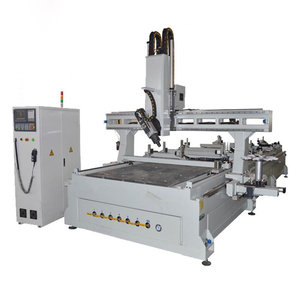 UBO 1325 1530 Cnc Router Atc 4 ejes CNC máquina 3 ejes Cnc Router con mesa de descarga de carga para muebles de puerta - Product Image 1
