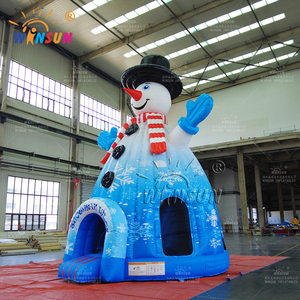 Winsun sử dụng thương mại giáng sinh theo chủ đề nhà bị trả lại bơm hơi bluey cấp thương mại lâu đài bouncy bơm hơi cho Giáng sinh - Product Image 3