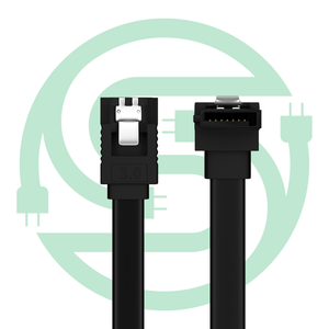 SATA3.0 6Gbps ตรงมุมซ้าย SATA III สายแจ็กเก็ต PVC 8Pin SATA III สำหรับคอมพิวเตอร์ HDD SSD SATA - Product Image 5