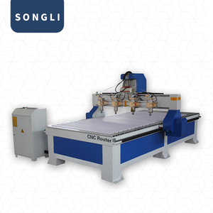 木质桌腿多头3d木工机床4轴数控刳刨机 - Product Image 1