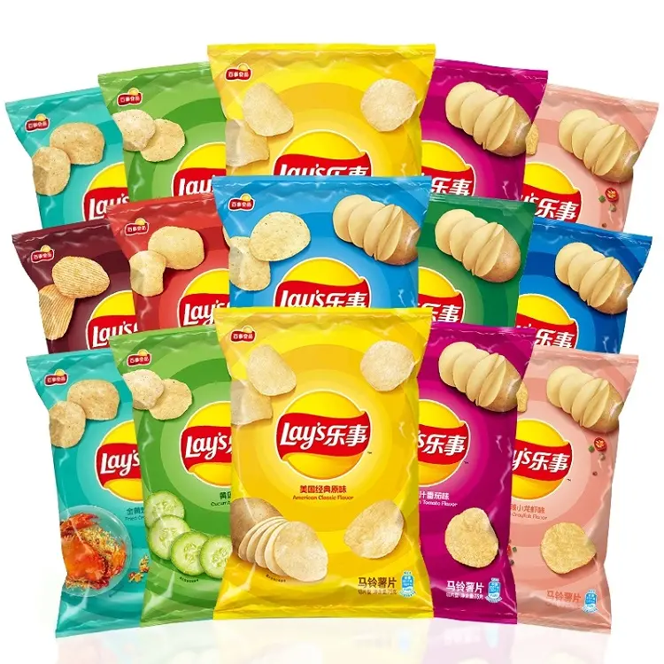 Vente de gros Chips de pommes de terre chips 70g Sac Chips