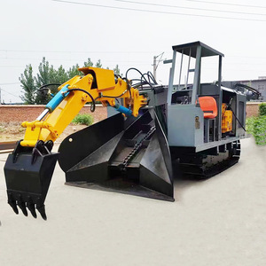 Slag Raking Machine Small Mining <strong>Loading</strong> and <strong>Unloading</strong> Equipment Mucking <strong>Loader</strong> Crawler Slag Removing Machine - Product Image 3