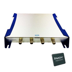 Lettore RFID UHF a lungo raggio lettore RFID fisso a 4 canali per la gestione del controllo accessi logistica magazzino - Product Image 1
