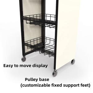 Tùy Chỉnh Cửa Hàng Tạp Hóa Bán Lẻ Sản Phẩm Sô Cô La Kẹo Cookie Snack Thực Phẩm Nước Giải Khát Chai Kim Loại Giỏ Hiển Thị Giá Đứng - Product Image 4