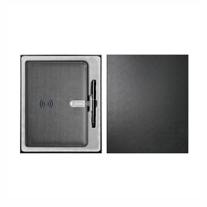 Diario personalizado Powerbank diario banco de energía A5 6 anillas carpeta USB cargador inalámbrico Notebook Crea tu propio planificador - Product Image 5
