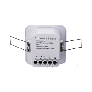 Sensore di movimento della luce del sensore, sensore Radar per il controllo della luce prezzo ragionevole, tempo e rilevamento selezionabile - Product Image 3
