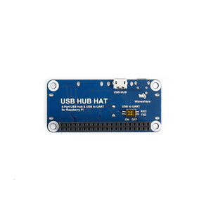 Wavesare USB-UART convertitore 4 porte USB mozzo cappello per lampone Pi 2B/3B/3B +/Zero/Zero W compatibile con USB2.0/1.1 - Product Image 3