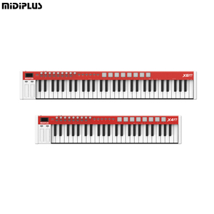 Midiplus X4proミニMIDIコントロールキーボードミニポータブルUSBキーボードコントローラー、49速度センシティブキー8 RGBバックライトパッド付き - Product Image 2