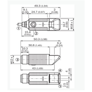 New replacement model SICK GRL18S-F2338 color code <strong>sensor</strong> Color code photoelectric <strong>sensor</strong> - Product Image 2