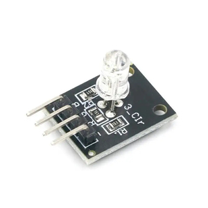Módulo RGB de 4 pines para electrónica inteligente, módulo de sensor LED RGB de tres colores y 3 colores,
