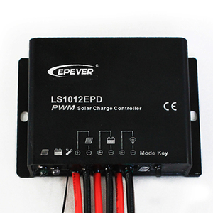 Epaver LS1012EPD 10A 12V manuale PWM regolatore di carica solare impermeabile IP67 Controller di illuminazione - Product Image 1