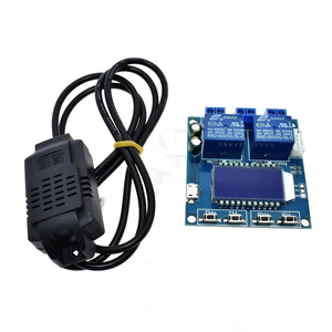 SHT20 Humidity <strong>Temperature</strong> <strong>Controller</strong> DC 12V 0-100%RH -20-60 Celsius Digital LCD Display 2-Channel Relay Module - Product Image 6