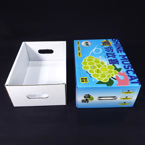 段ボール包装ボックスジュースフルーツと野菜包装包装カスタムボックスロゴ段ボール包装ボックス - Product Image 1