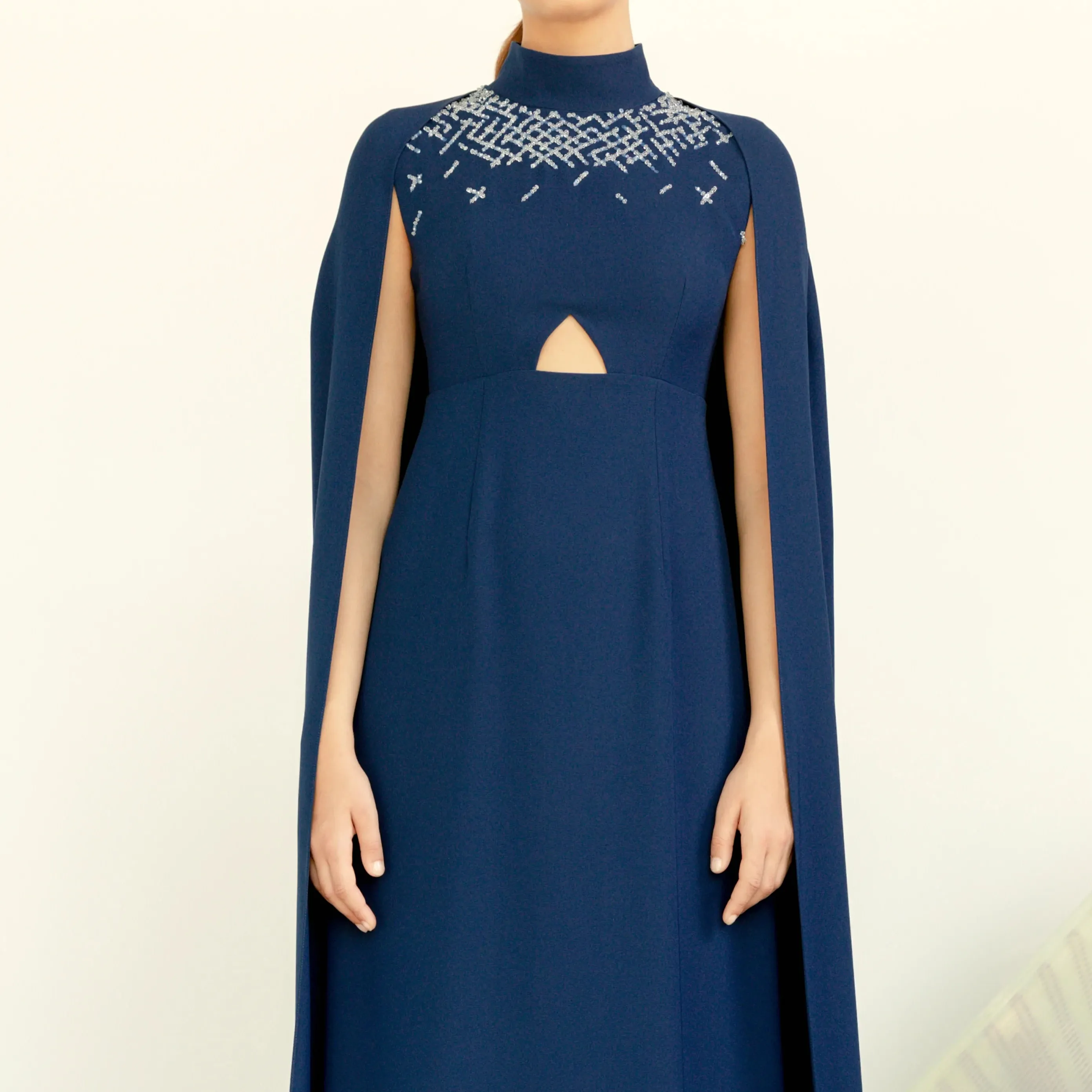2024 U.Chic New Design OEM Grace Crystal Women Abaya Dubai Dresses Hijab Evening Women Muslim Clothing