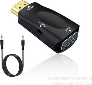1080P 60Hz HD to VGA Converter <strong>Audio</strong> Cable with 3.5mm Jack <strong>Audio</strong> Connector Male to Female Adapter Including USB <strong>Input</strong> <strong>Interface</strong> - Product Image 4